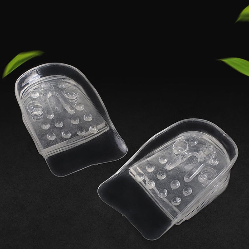 1Pair Invisible Heighten Insole Shockproof Insole Heel Lift Insert Transparent - Image 1