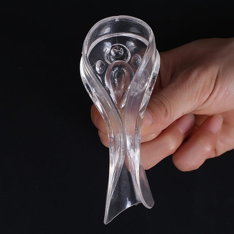 1Pair Invisible Heighten Insole Shockproof Insole Heel Lift Insert Transparent - Image 2
