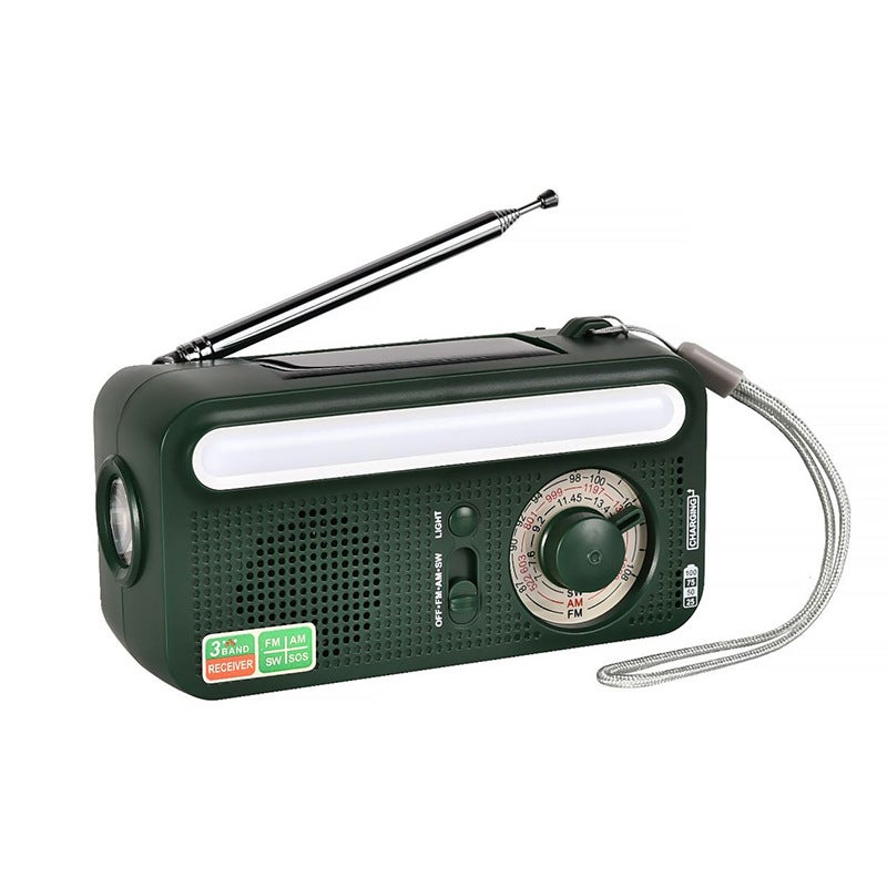 R903 Radio Portable Old Man New Multi-Band Antenna Solar Emergency Hand Power Generation - Image 1