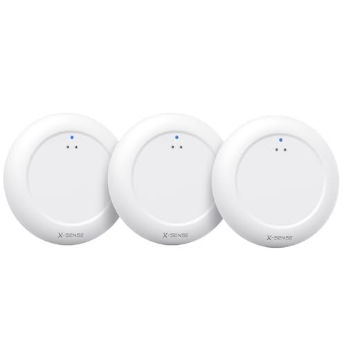 X-Sense Wi-Fi Water Leak Detector (SBS50 Base Station Required), 3 SWS0A Water Sensors - Image 1