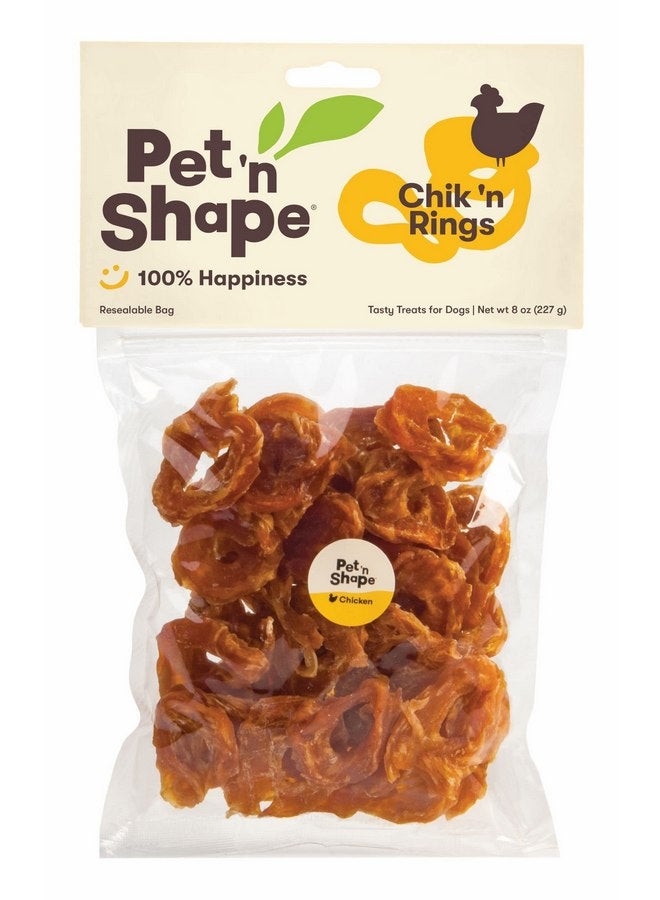 Pet 'n Shape Chik 'n Rings Jerky Dog Treats - 8 Ounce - Image 1