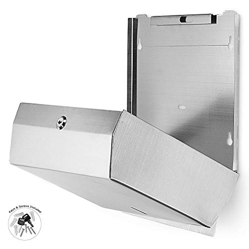 Aoomi Multifold Stainless Steel Towel Paper Dispenser/Wall Mounted - Image 3