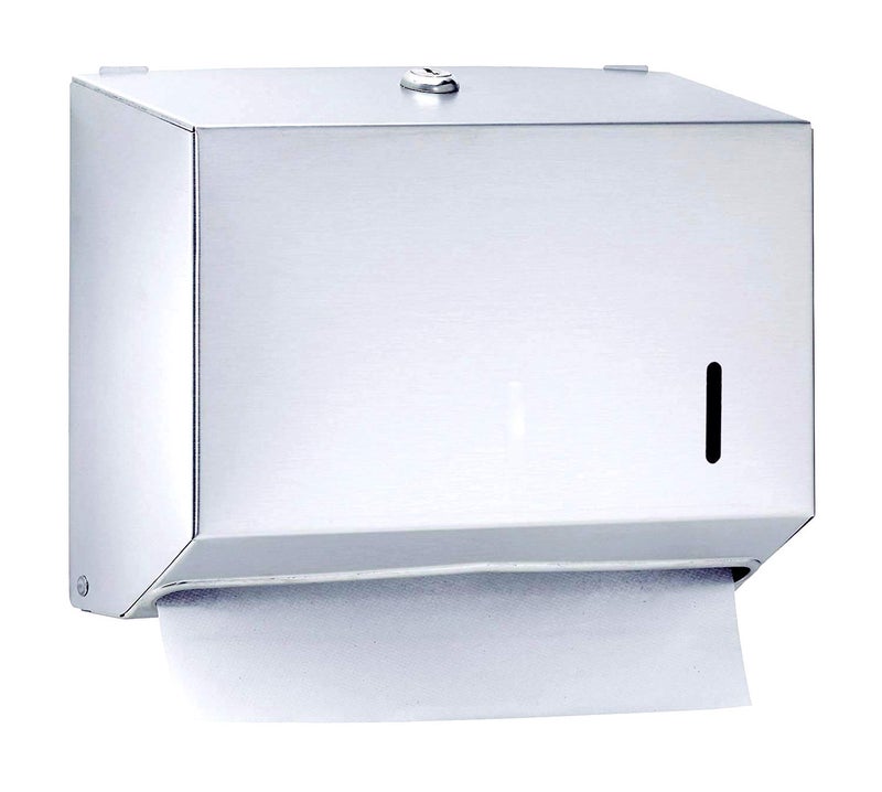 Aoomi Multifold Stainless Steel Towel Paper Dispenser/Wall Mounted - Image 4