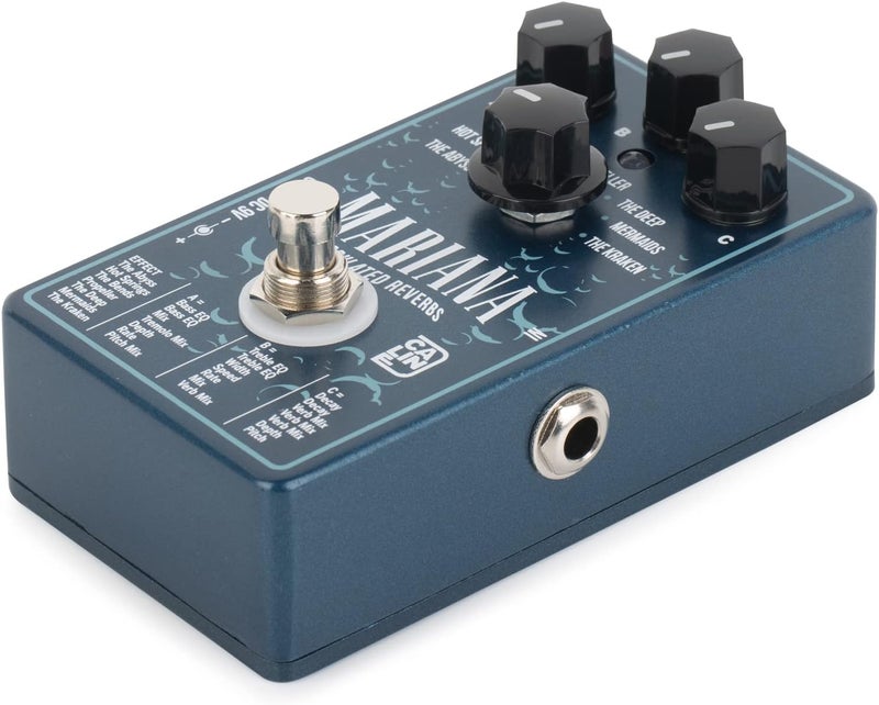 Caline CP-507 Mariana Modulated Digital Reverbs Guitar Effects Pedal (7 Kinds of Reverb) Aluminum Alloy Casing - Image 4