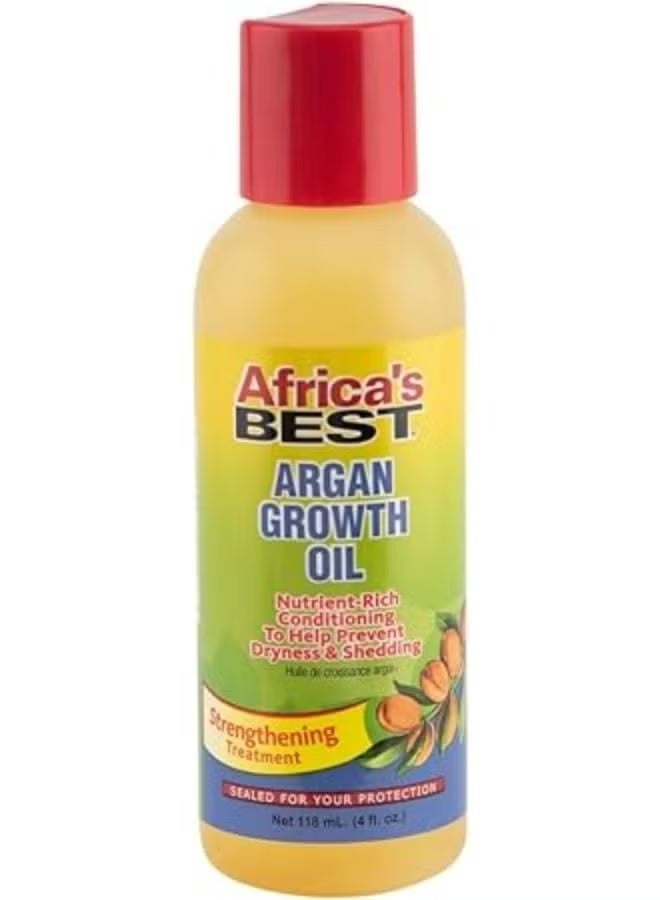 أفريكاز بست زيت الأرغان لنمو الشعر، غني بالعناصر الغذائية، يساعد على منع الجفاف والتساقط، 118 مل