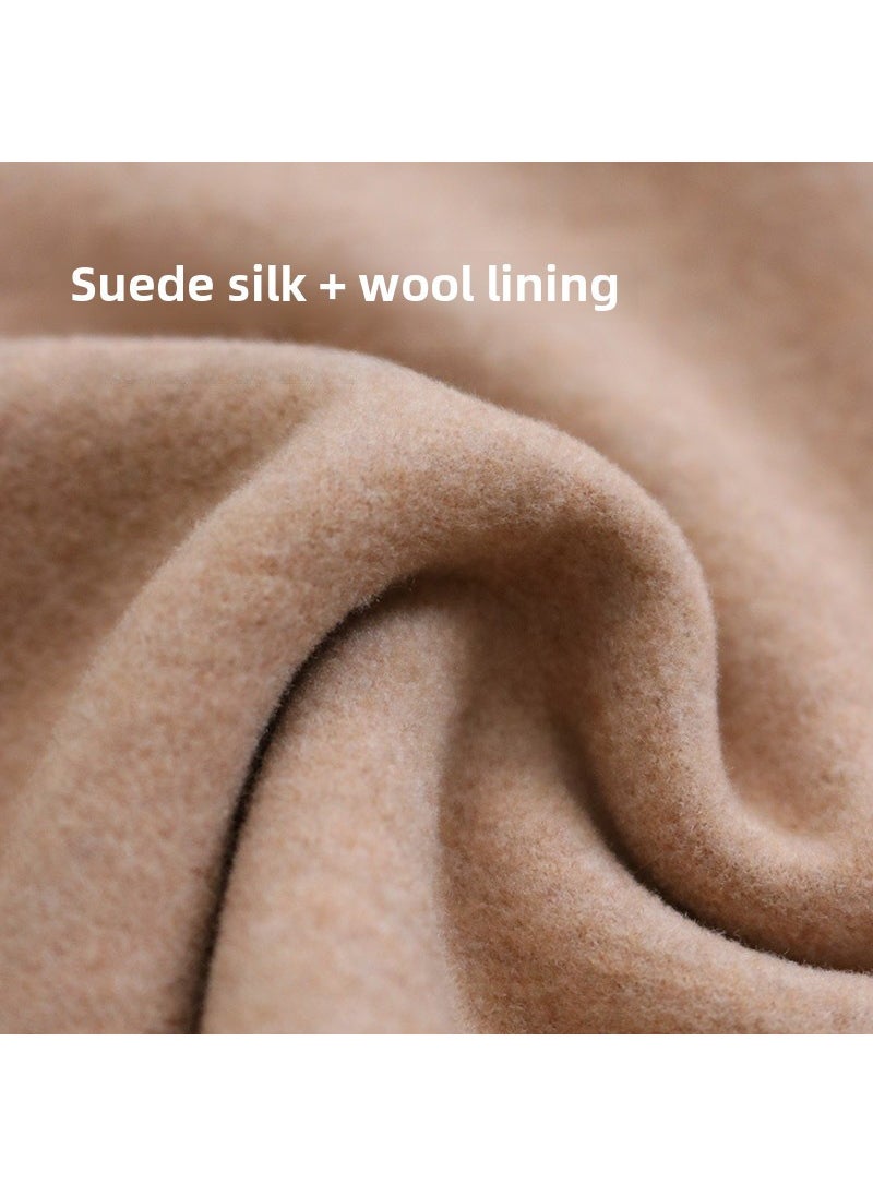 Generic - Seamless Silk-Wool Warm Tank Top with Pad Black - Image 1