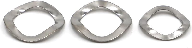 Washers Flat Gasket 304 Ultrathin Stainless Steel Three Wave Flat Washer M3-m6 M8 M10 M12 M14 M16 M19 M23 M25 M27 M31 M39 M41 M51 Prevent loosening - Image 1