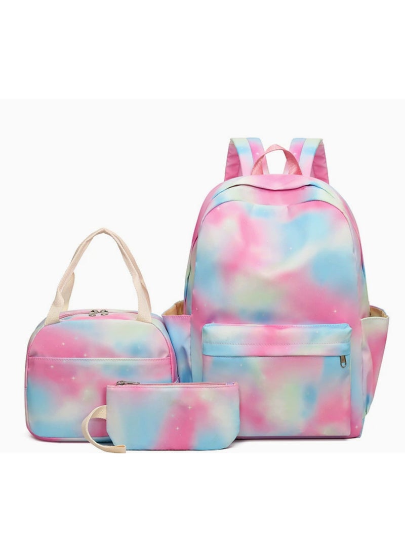 عام مجموعة من ثلاث قطع من الحقائب العصرية والعملية لتعلم الحرم الجامعي (يمكن استخدامها للطلاب والأطفال ونزهات الأصدقاء ورياضات تسلق الجبال وما إلى ذلك) - 8 - Image 1