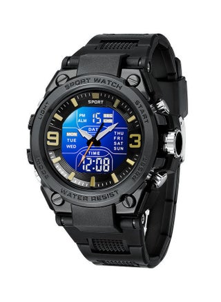 Watches for men Sports outdoor waterproof watch, analog digital display watch, EL backlit, date display, alarm, week display, hourly chime, multifunctional wrist watch - pzsku/ZB6226585D291E3A870E0Z/45/1748070975/030ec127-6b3e-4e1c-8362-7dab6a0128f3