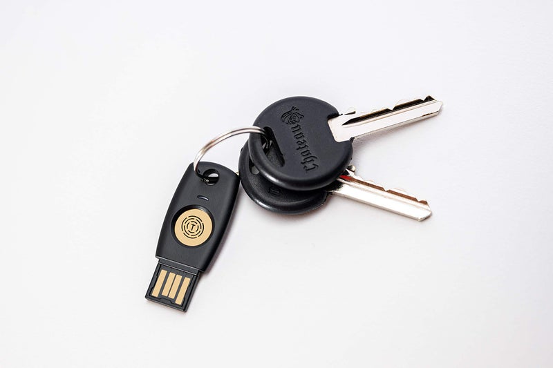 مفتاح أمان FIDO2 U2F لكلمة المرور ولمصادقة العاملين الثنائية (2FA)، مفتاح USB مع رقم تعريف شخصي + لمسة (غير بيومتري) من نوع USB-A طراز T110 - Image 5