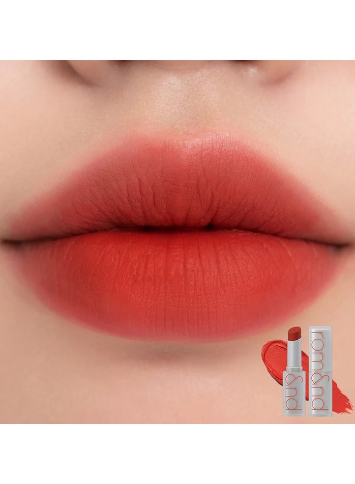 rom&nd Zero Matte Lipstick 16 DAZZLE RED - Image 2