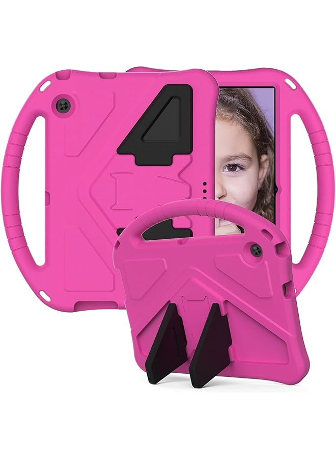 erorex Kids Case For Huawei Mediapad T3 10 (9.6") 2017 Ags L09 Ags W09 Ags L03 Eva Lightweight Durable And Shockproof Case With Handle Kickstand Shoulder Strap For Huawei Mediapad T3 2017 Rose Red  - Image 1