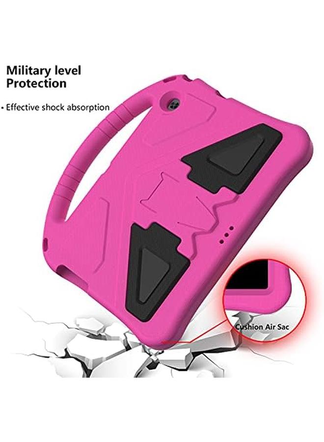 erorex Kids Case For Huawei Mediapad T3 10 (9.6") 2017 Ags L09 Ags W09 Ags L03 Eva Lightweight Durable And Shockproof Case With Handle Kickstand Shoulder Strap For Huawei Mediapad T3 2017 Rose Red  - Image 3