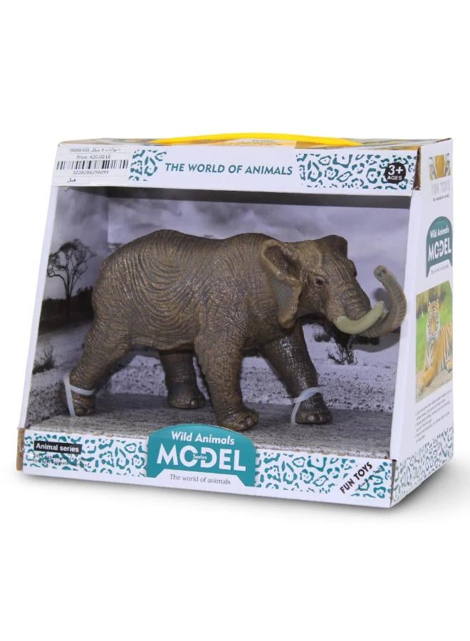Wild Animals Model – African Elephant Figurine - Image 1
