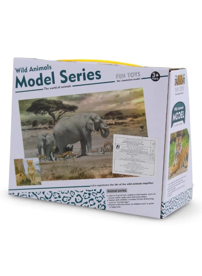 Wild Animals Model – African Elephant Figurine - Image 2