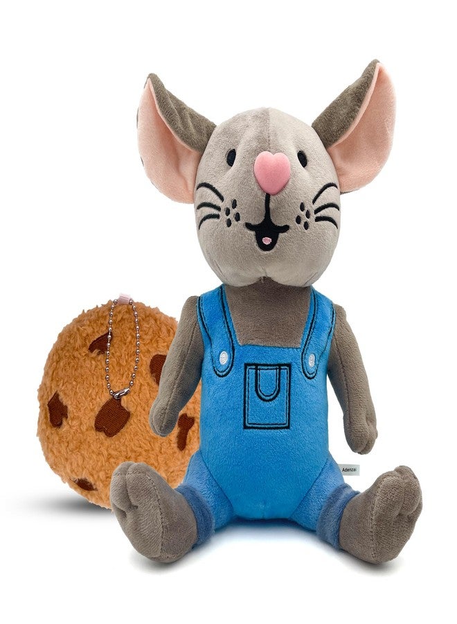 Adenzai If You Give a Mouse a Cookie Plush Toy - Soft and Cuddly Mouse Companion, Soft Stuffed Animal Plushie, Gift for Kids & Adults, Perfect for Birthday Cute Halloween Plush Toy 10 inches - Image 1