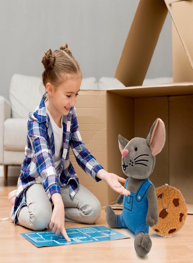 Adenzai If You Give a Mouse a Cookie Plush Toy - Soft and Cuddly Mouse Companion, Soft Stuffed Animal Plushie, Gift for Kids & Adults, Perfect for Birthday Cute Halloween Plush Toy 10 inches - Image 4