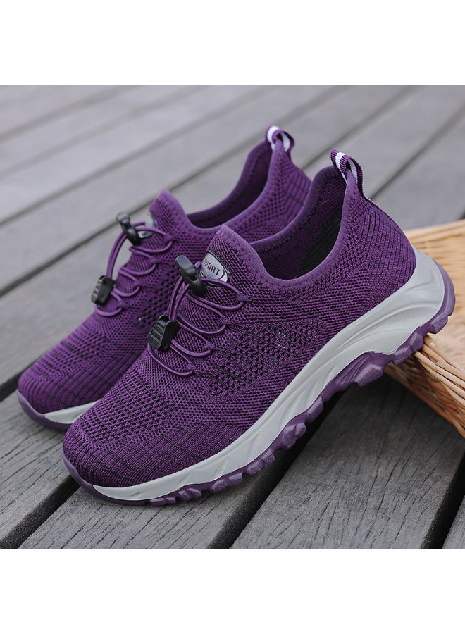 Women Casual Sport Shoes Low Top Walking Athletic Comfortable Lightweight Non-Slip Sneakers - Image 3
