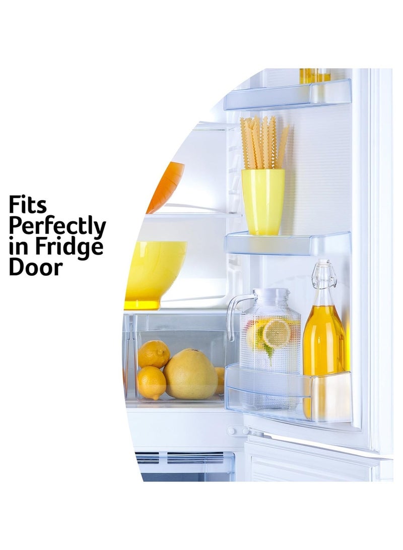 HOME ZONE Glass Pitcher with Lid and Textured Fridge Pitcher Clear Glass Water Pitcher  (1.7 Litre)) - Image 4