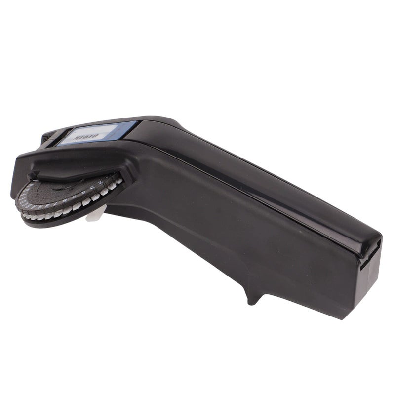 آلة صنع الملصقات بالطباعة البارزة الحمراء بنمط كلاسيكي تعمل بيد واحدة للرسائل والأرقام - Image 2