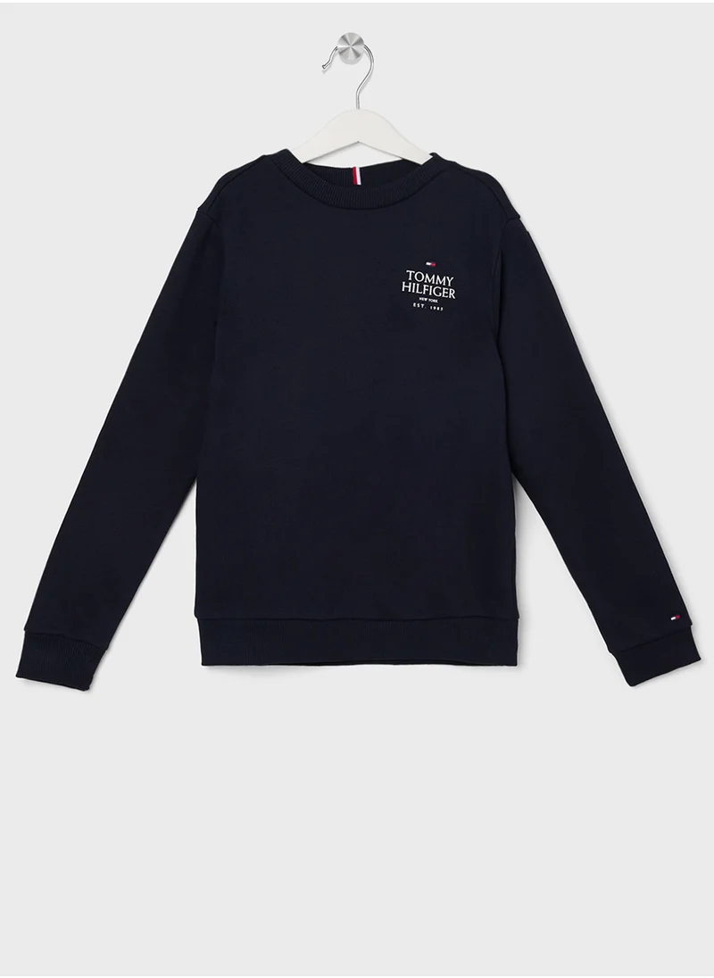 TOMMY HILFIGER Youth Logo Sweatshirt