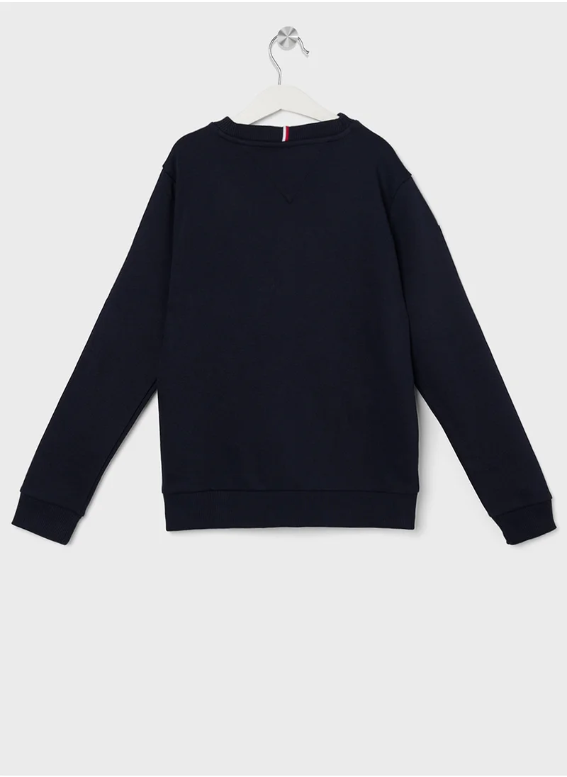 TOMMY HILFIGER Youth Logo Sweatshirt