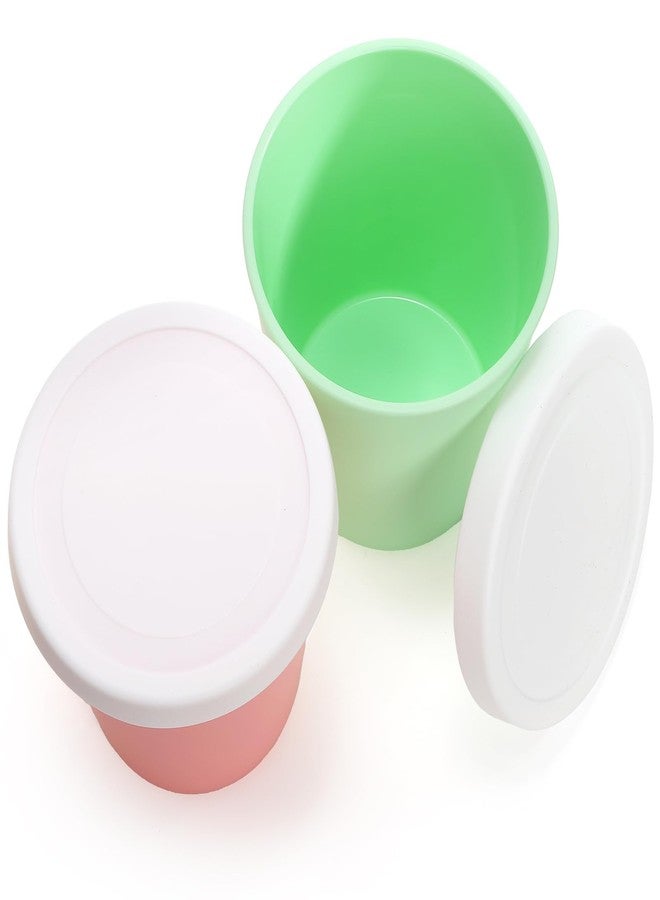 Jowgut 4 Pack Ice Cream Containers, 1 Quart Reusable Freezer Storage Tubs with Silicone Lids Spoon, Ice Cream Pint BPA-Free Yogurt Containers for Homemade Sorbet, Dishwasher Safe - Image 4