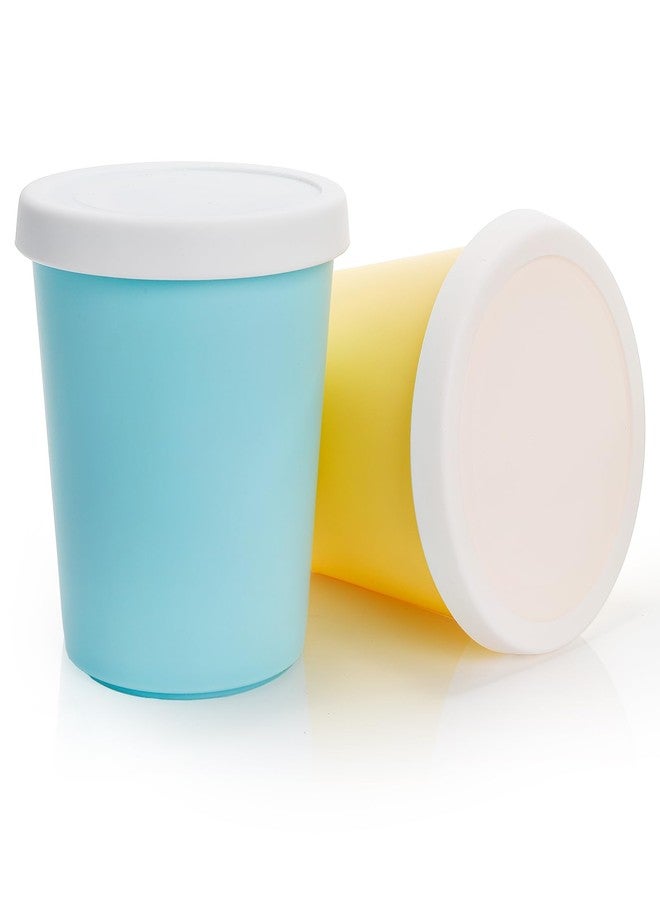 Jowgut 4 Pack Ice Cream Containers, 1 Quart Reusable Freezer Storage Tubs with Silicone Lids Spoon, Ice Cream Pint BPA-Free Yogurt Containers for Homemade Sorbet, Dishwasher Safe - Image 5