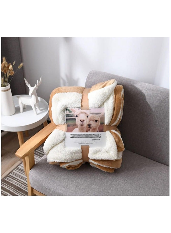 زيمينج بطانيه ناعمه/ غطاء سرير /مصنوعه من صوف الاغنام - Image 1