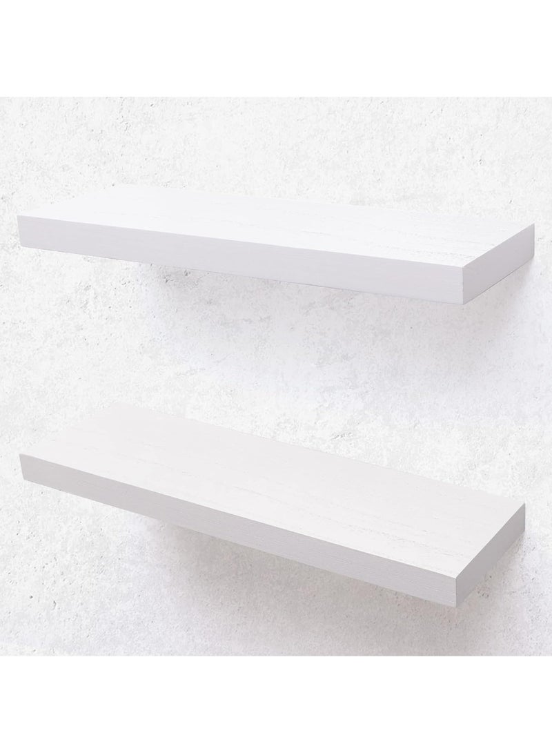 DubaiGallery 2 Pcs Set Floating Shelf, Wall Shelf for Photos, Decorations, in Living Room, Kitchen, Hallway, Bedroom, Bathroom  - Image 2