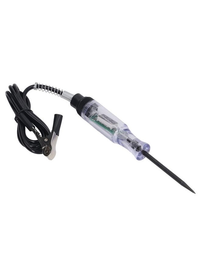 Digital LED Circuit Tester 3‑70V Portable Automotive Circuit Tester with Spring Wire and Long Steel Probe 20A Black