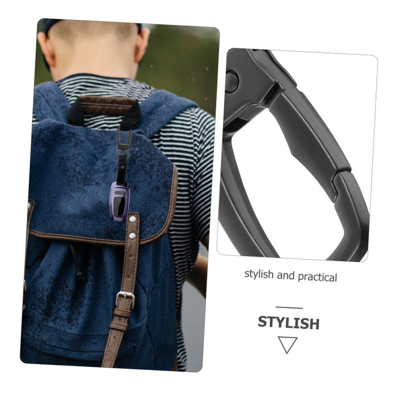 Car Keychain Holder With Wrist Strap And Carabiner Clip 1 Piece - Image 5