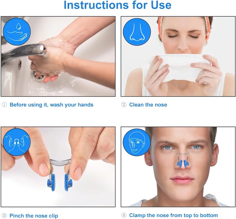 Hurdilen Swimming Nose Clip, 14 Packs Swim Nose Plugs with Waterproof Silica Gel for Kids (Age 7+) and Adults, Multi-Color - Image 3