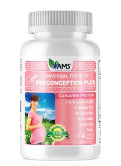 كبسولات نباتية Preconception Plus، 180 كبسولة