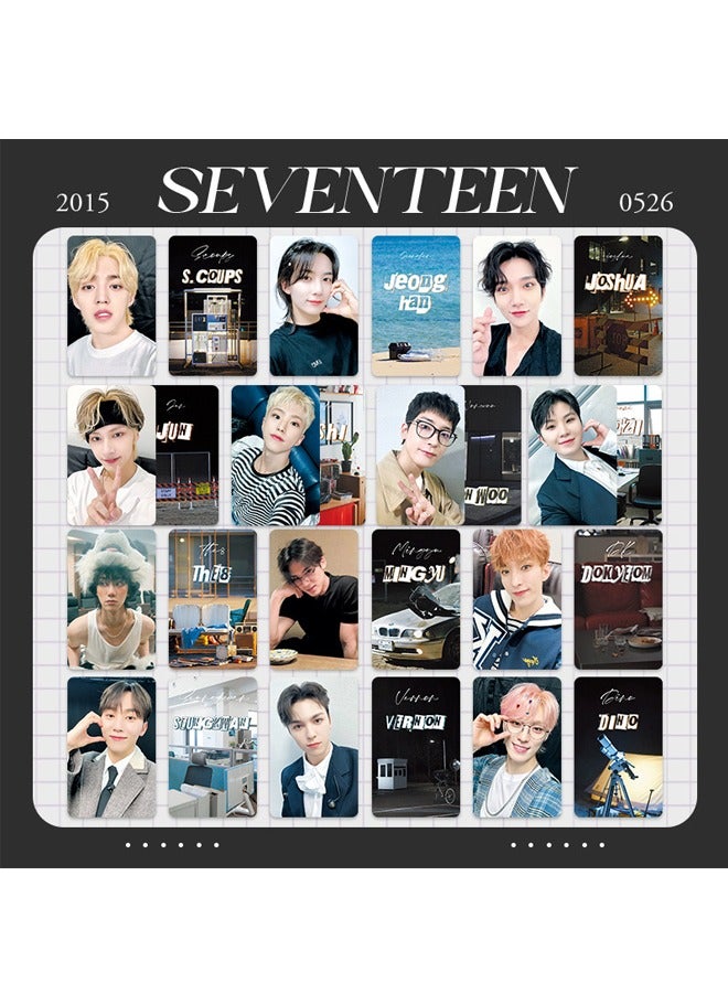 NIBEMINENT 6 Pieces SEVENTEEN Photo Cards - Image 2