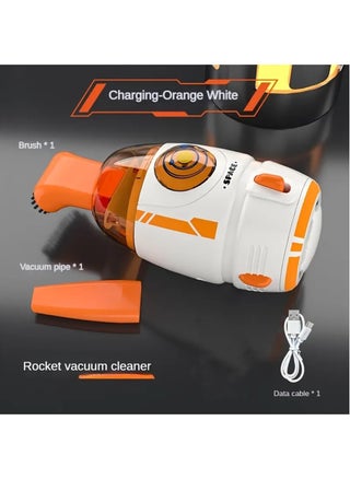 Compact Desktop Vacuum Cleaner - Easy to Use, Lightweight, and Portable - Perfect for Quick Cleanups and Small Spaces, Ash for Laptop, Keyboard, Computer,Car and Desk (Orange White) - pzsku/ZB6235C0BF52128932038Z/45/_/1726739240/2c92e2d5-d807-4729-b69d-94408f5739aa
