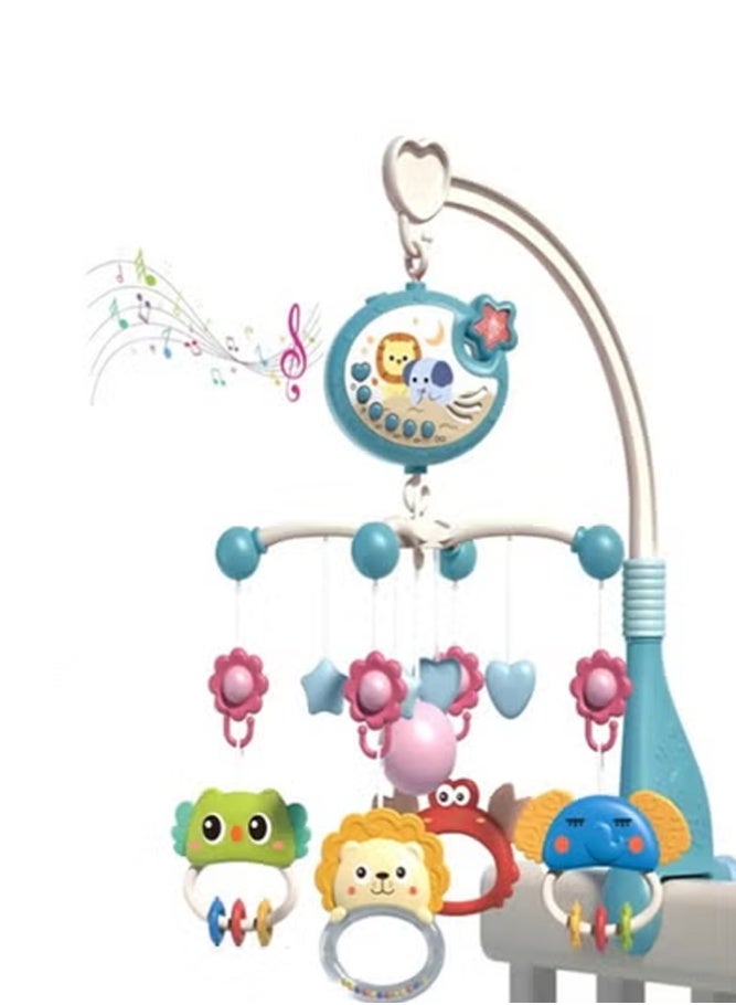 BELLSBERRY 360° Rotating Baby Rattles with Music and Projection - Image 1