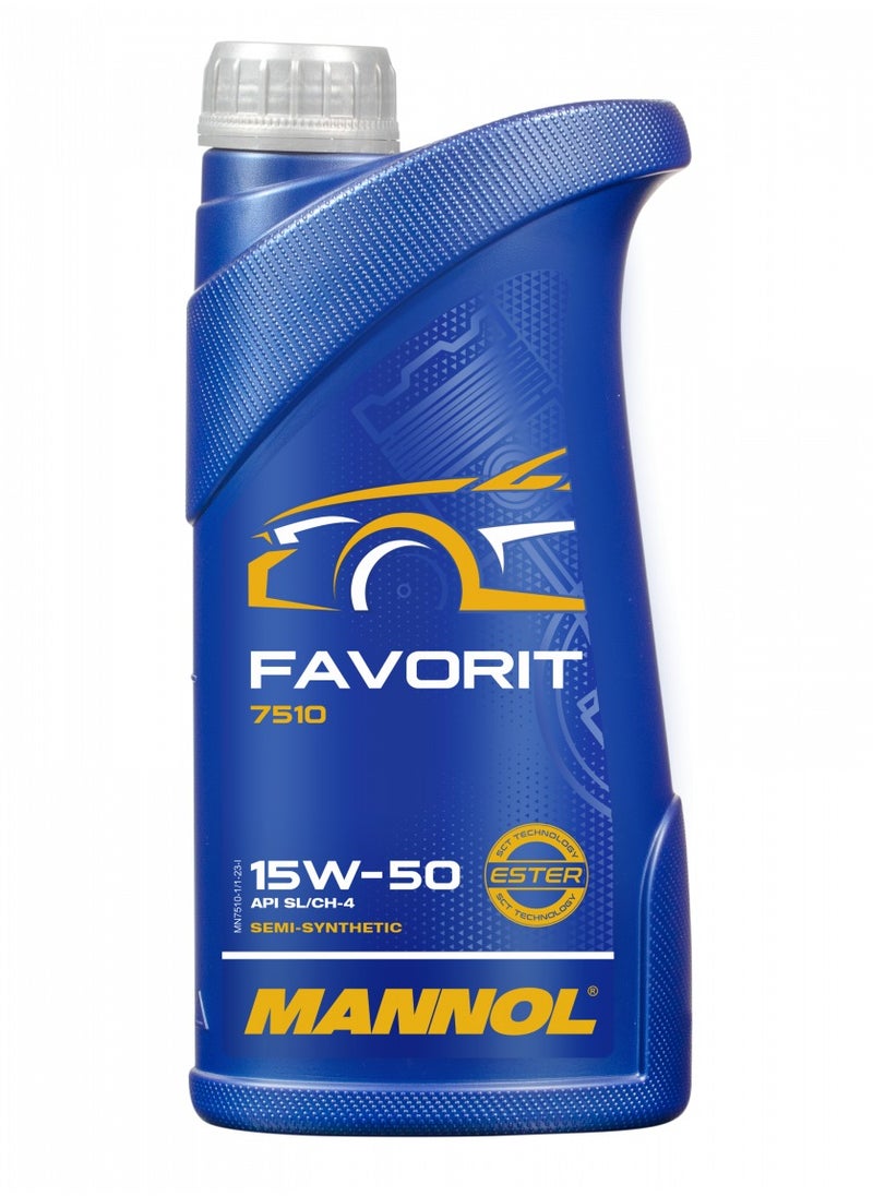 MANNOL FAVORIT 15W50 Engine OIl 1L 