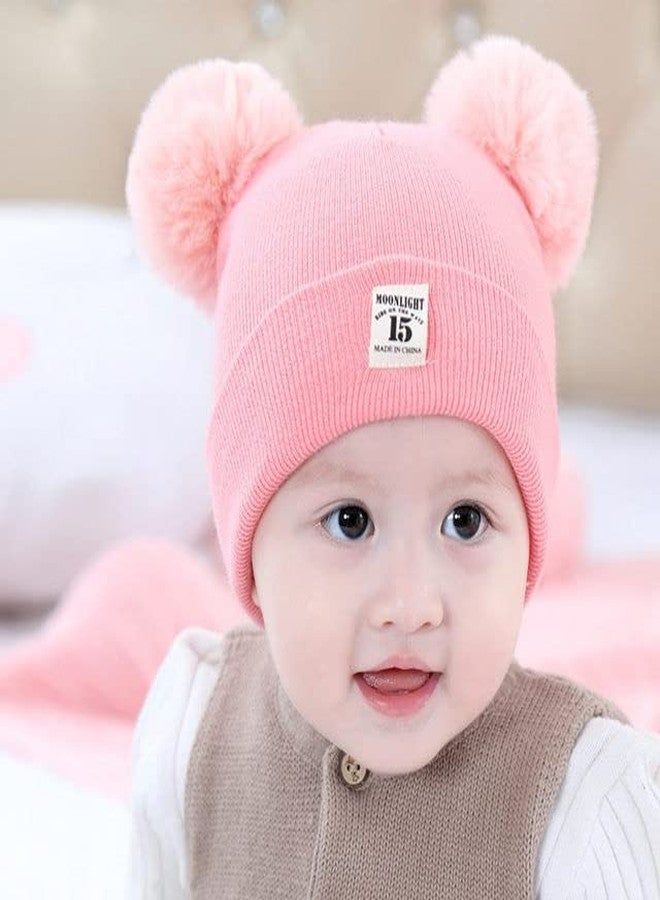 REFFER Baby Winter caps Unisex Beanie fit for 3 Months to 4 Years Old Toddler Baby Woolen Winter Caps for Baby Boy's and Girl's (Free Size) - Image 2