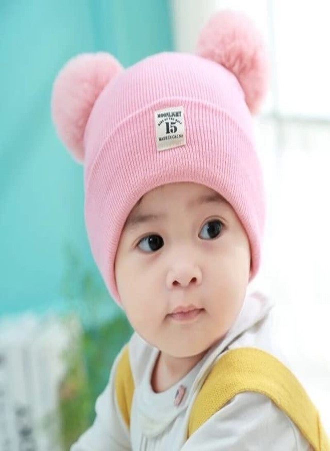 REFFER Baby Winter caps Unisex Beanie fit for 3 Months to 4 Years Old Toddler Baby Woolen Winter Caps for Baby Boy's and Girl's (Free Size) - Image 4