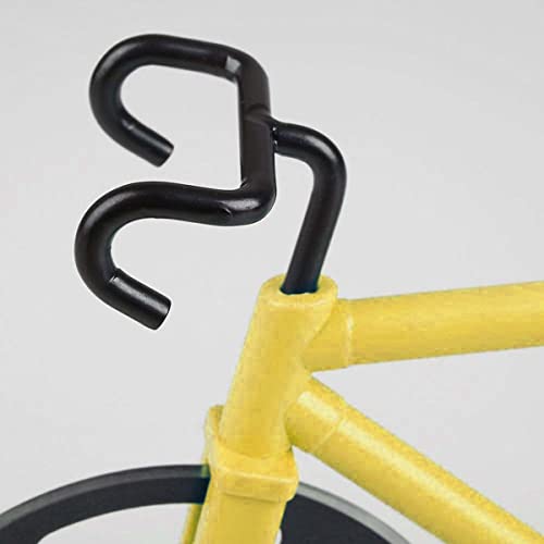 Kookee Pizza Cutter and Slicer for Kitchen and Party, Bicycle with Display Stand and Non-Stick Dual Stainless Steel Wheels (Yellow) - Image 4