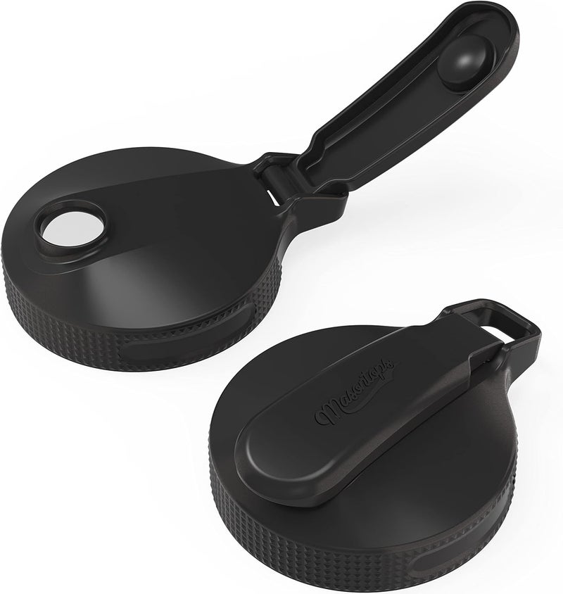 Masontops Multi Top - 2PK - Wide Mouth Mason Jar Lids with Pour Spout and Flip Cap – Sip, Pour, Store & More - Jar Not Included - Image 1