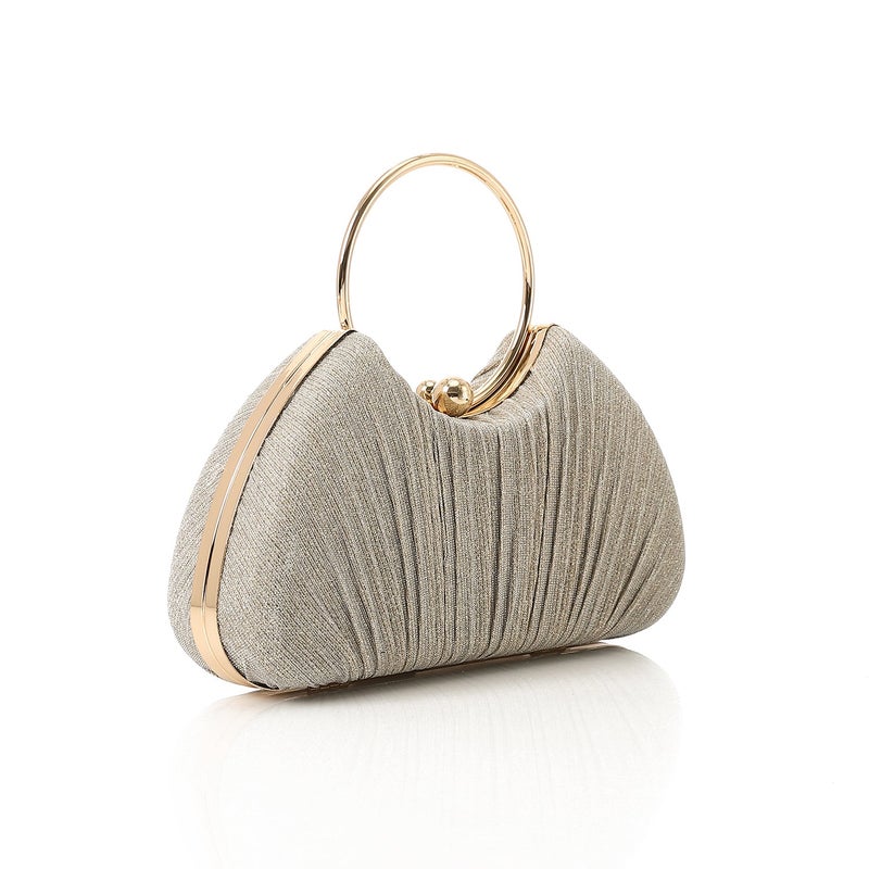 Mr.joe Synthetic Ring Handle Clutch Bag â€“ Chamagain - Image 3