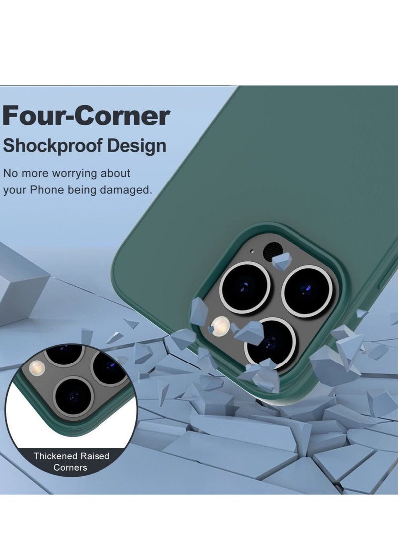 ELTRAZONE IPhone 14 Pro Max Case 6.7 inch, Anti-Shock Military Grade Drop Protection with Bumper Shockproof Protective Cover Slim Soft Thin Phone Case IPhone 14 Pro Max (Green) - Image 4