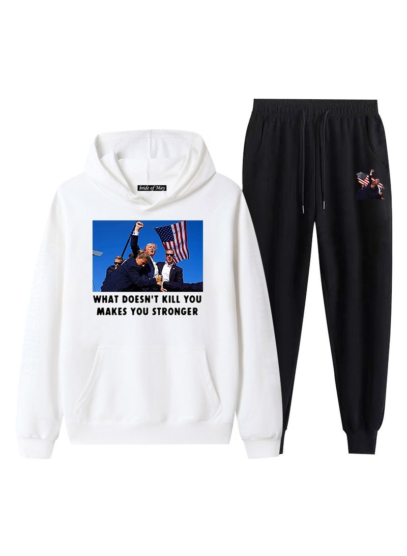 KUYING New Trump Printed Long Sleeved Sports Suit - Image 1
