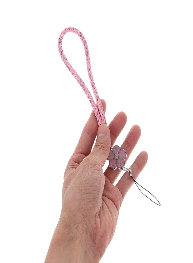 TENDYCOCO 5pcs Cell Phone Lanyard Key Chain Camera Lanyard Red s Keychain Phone Charms Wrist Strap Crystal Strap Hanging Rope Chain Plum Mobile Strap - Image 2