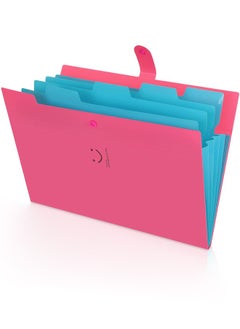 Royee 3 Piece Paper Expanding File Folder 5 Expandable Pockets Accordion Document Organizer  - Image 3