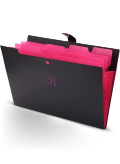 Royee 3 Piece Paper Expanding File Folder 5 Expandable Pockets Accordion Document Organizer  - Image 5