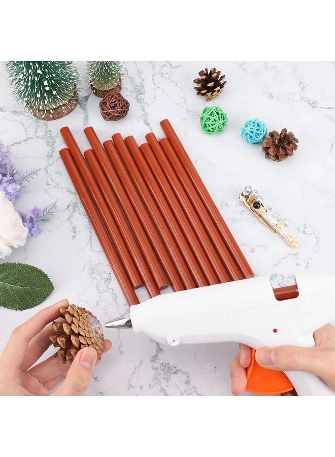 ENPOINT ENPOINT Hot Glue Sticks Full Size, 12 Pack Brown Hot Melt Glue Sticks Colored Standard, All Temp Adhesive Glue Sticks for Crafting, Decoration, Cards, Art, DIY, 8" Long x 0.43" Dia - Image 4