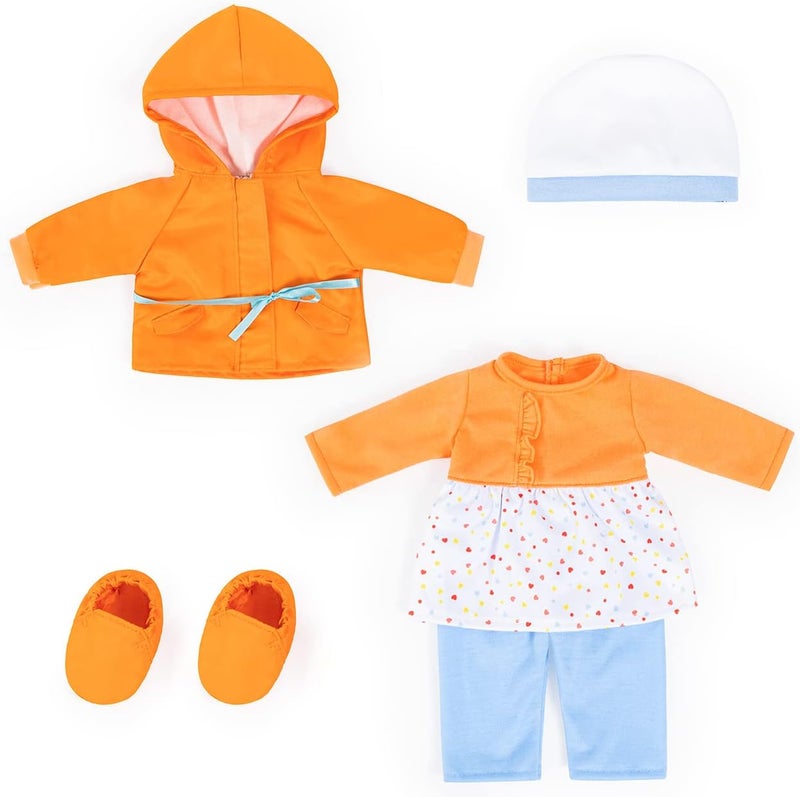 Bayer Design 84200AI Doll Clothes, Outfit, Dressing, Baby Dolls, 38-43 cm, Multi-Piece, Doll Accessories - Image 1